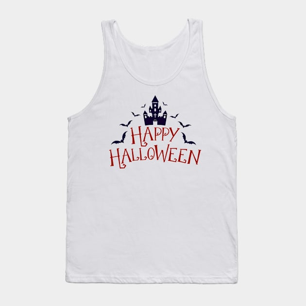 Happy Halloween Tank Top by Ombre Dreams